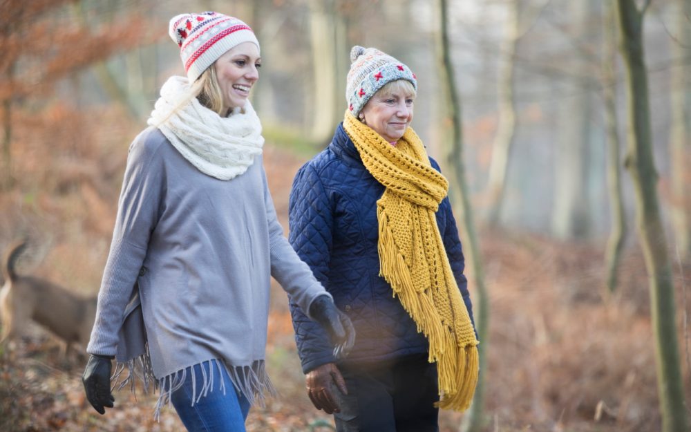 walking in winter
