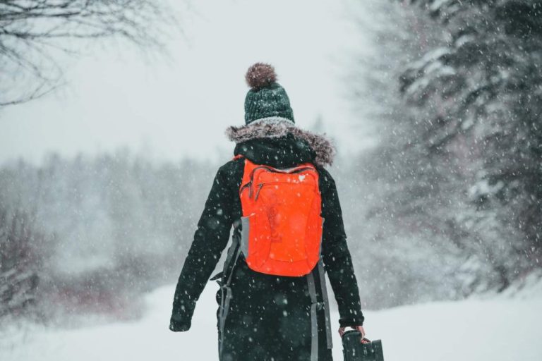 Walking in January - Follow the light