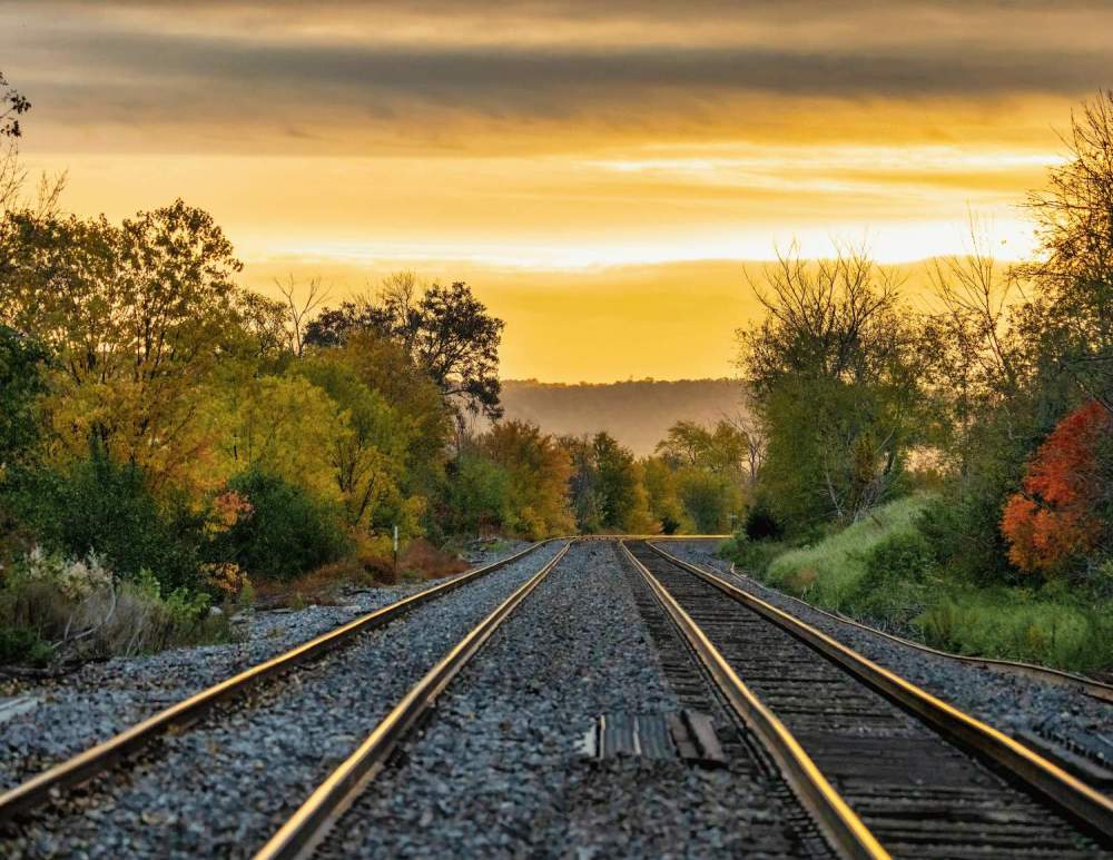 The quiet joy of arriving by train